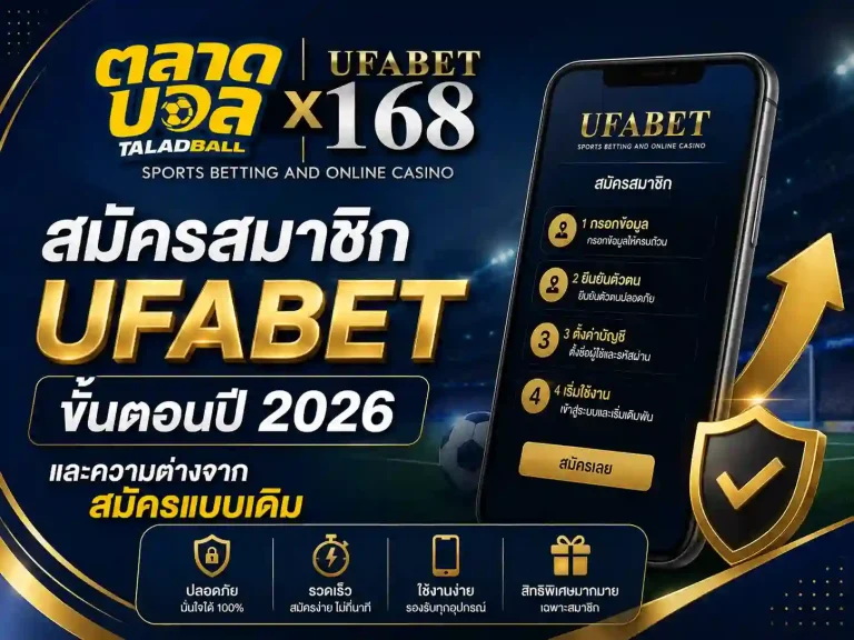 สมัครสมาชิกufabet ขั้นตอนปี 2026